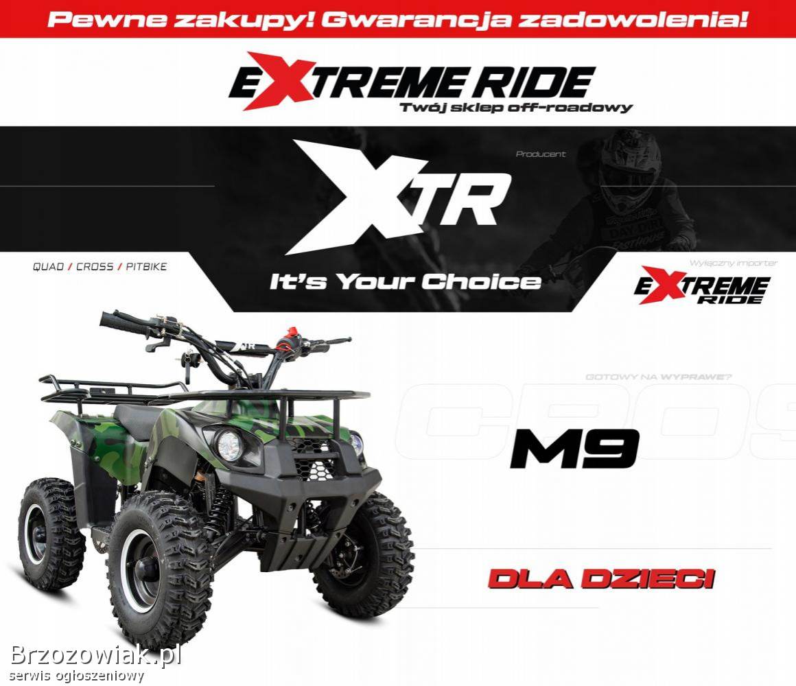 Mini Quad Suw Xtr M Rozrusznik Dla Dzieci Raty Transport Wzd W