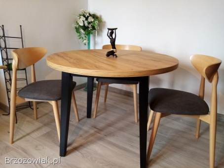 Okrągłe stoły do salonu w stylu LOFT -  na dowolny wymiar.