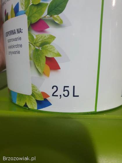 Sprzedam NOWĄ farbę ŚNIEŻKA Barwy Natury Błękitna rabatka 112.  Posiadam 2,  5L/5L